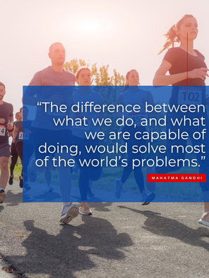 Group of People in Foot Race