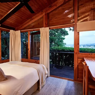 Chalets in the Milkwood forest