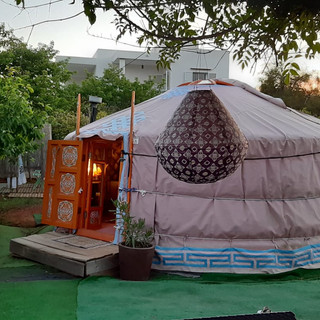 Our beautiful Mongolian Yurt