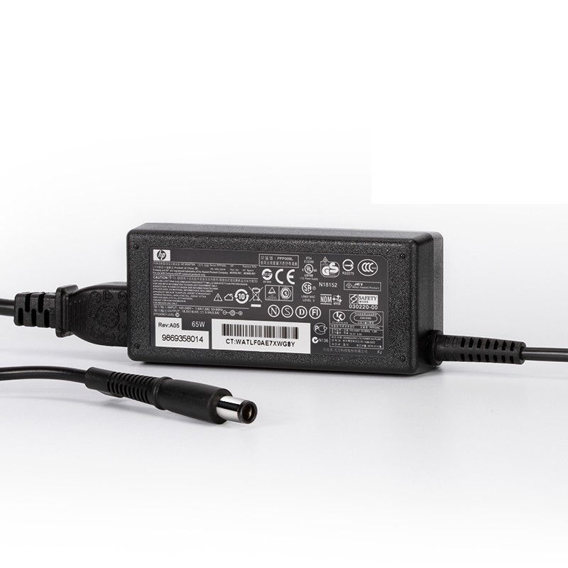 Genuine 65W AC Adapter Charger HP EliteBook 820 G2 + Free Cord Laptop Power Supply Adapter Cord