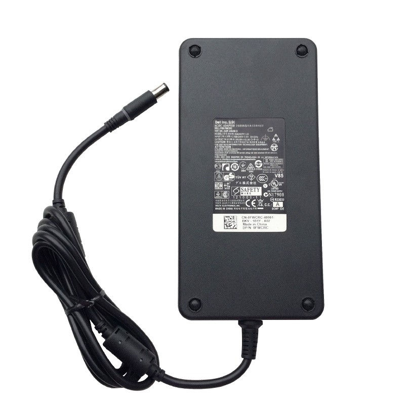 Genuine 240W Slim Dell Precision M4800 M6800 AC Adapter Charger Power Cord Laptop Power Supply Adapter Cord