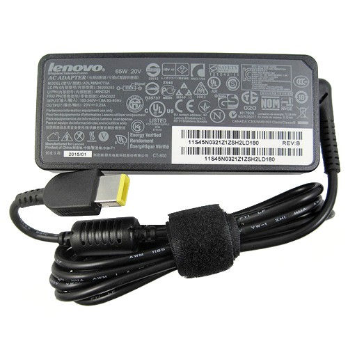Genuine 65W Lenovo ThinkPad L470 AC Adapter Charger + Free Cord Laptop Power Supply Adapter Cord