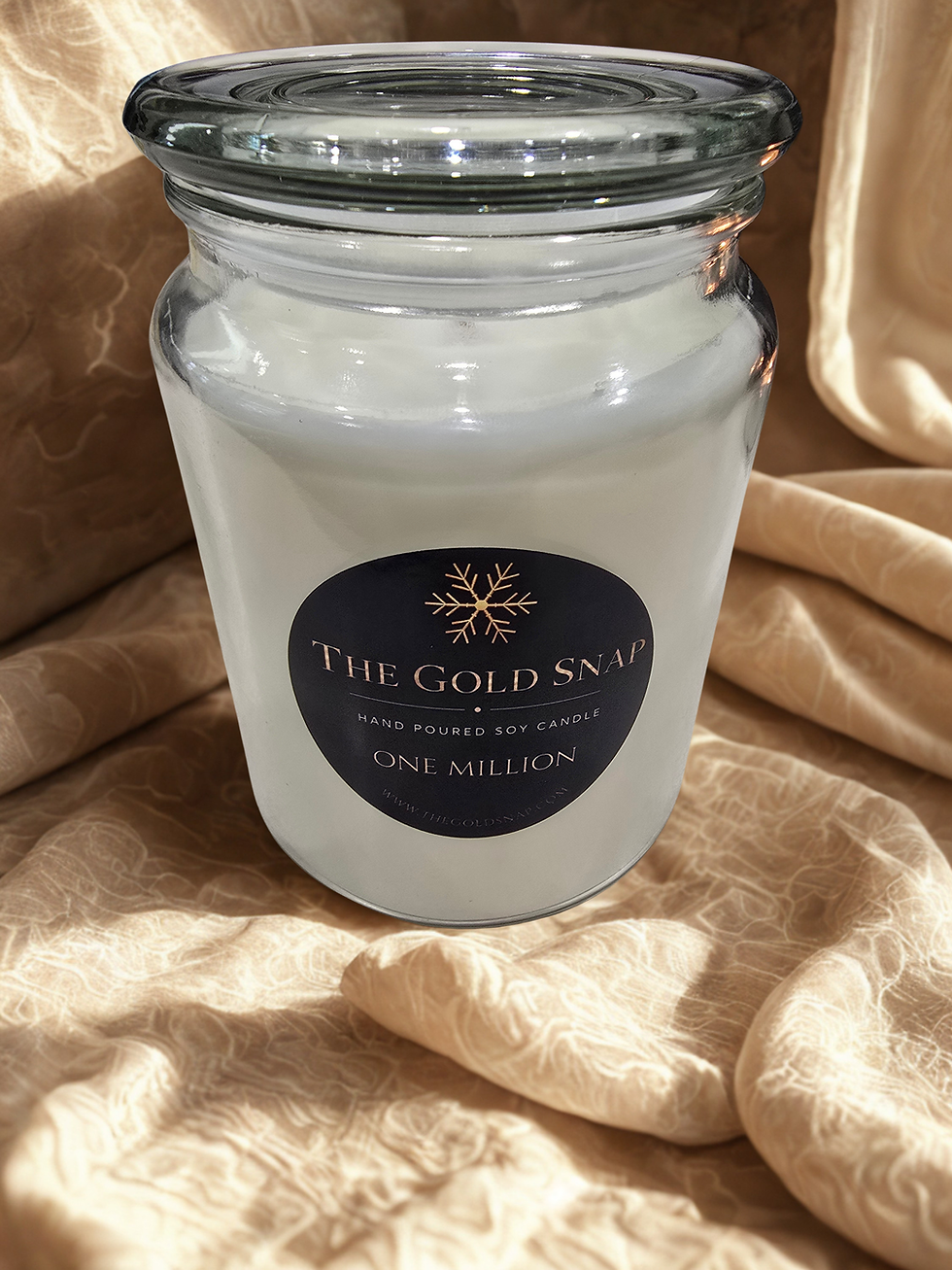 Thumbnail: Large Luxury Glass Candle