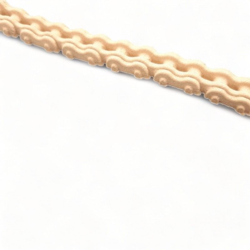 Thumbnail: Wood Carved Decorative Braid ~215cm. X 1.8cm.