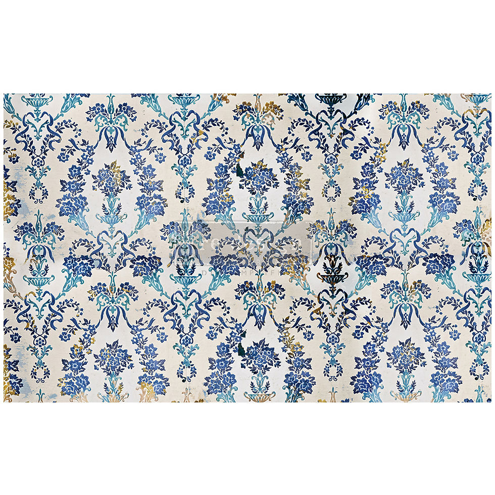 ReDesign COBALT FLOURISH Tissue Paper