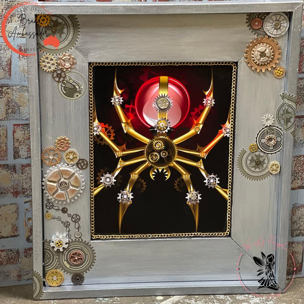 Thumbnail: Aussie "Red Jewelled Spider" Poster Print