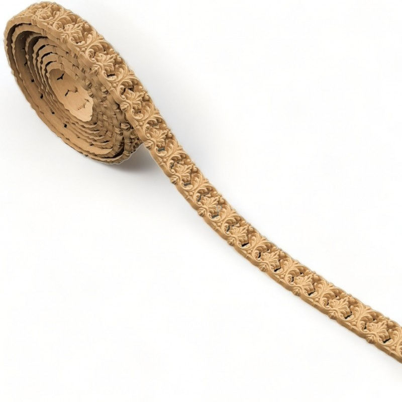 Thumbnail: Wood Carved Trim Flexible ~215cm. X 2.4cm.