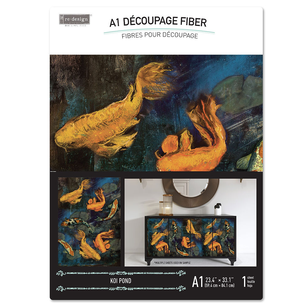 Thumbnail: ReDesign KOI POND Fiber Decoupage