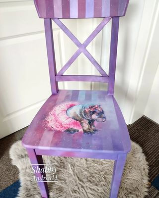 Thumbnail: Aussie "Tutu Baby Hippo" Luxe Decoupage Paper