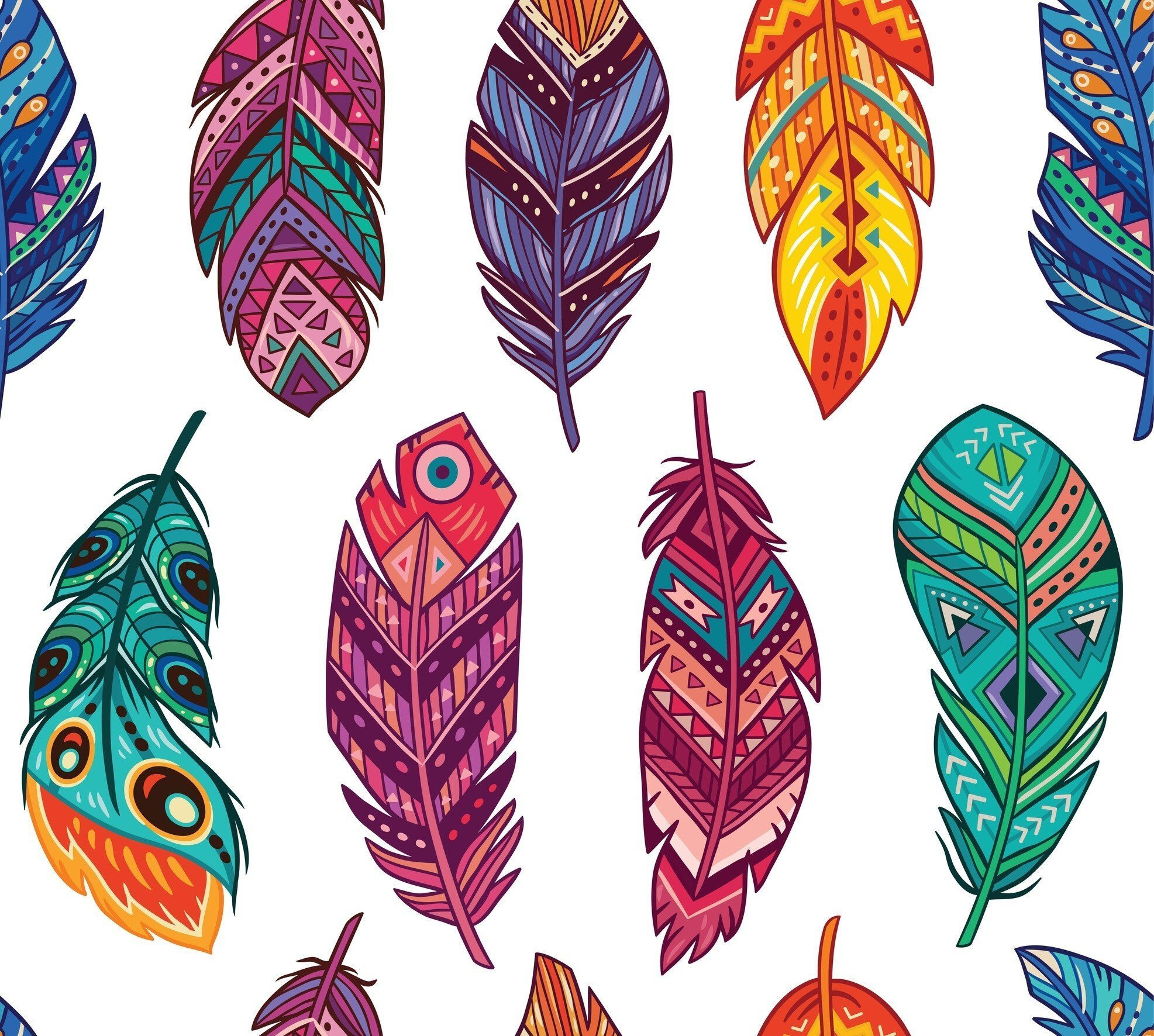 Belles & Whistles 3-er Set "Feathers"