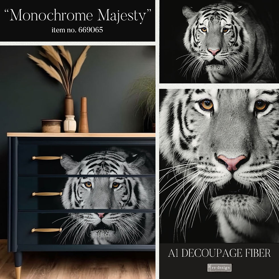ReDesign MONOCHROME MAJESTY Fiber Decoupage