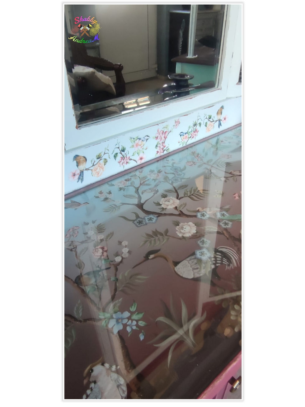 Miniaturbild: CRANE & PHEASANTS Frisoerkommode