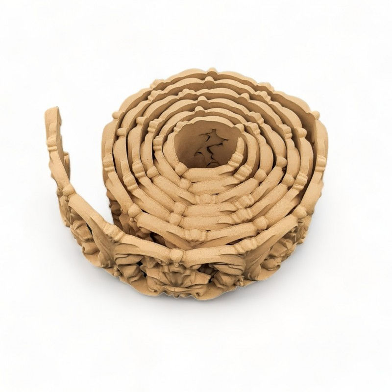 Thumbnail: Wood Carved Trim Flexible ~215cm. X 7,0cm
