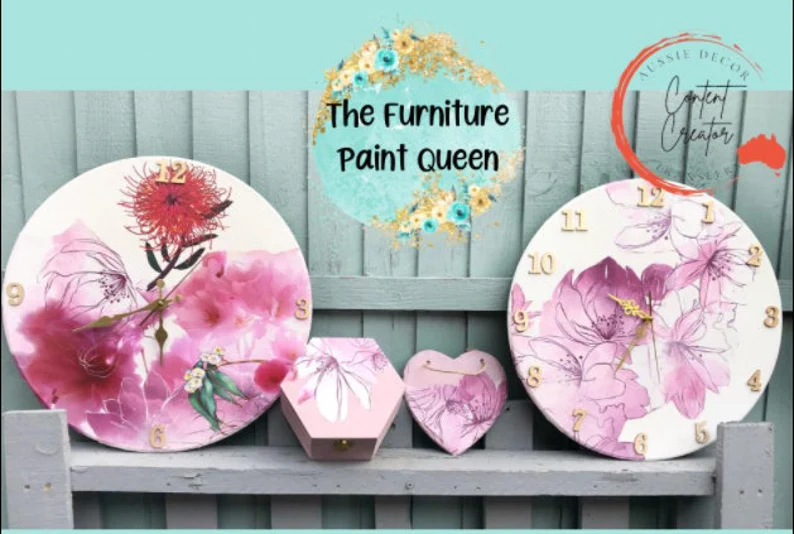 Thumbnail: Aussie "Cherry Blossoms" Luxe Decoupage