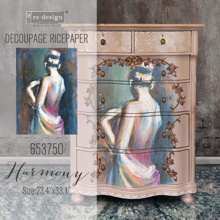 Miniaturbild: ReDesign "Harmony" A1 Decoupage Reispapier