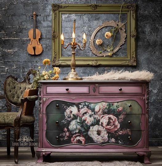 Thumbnail: ReDesign MOSSY ROSE DELIGHT Fiber Decoupage
