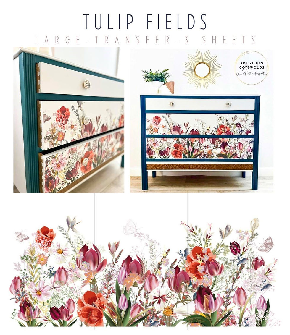 Hokus Pokus TULIP FIELDS Transfer