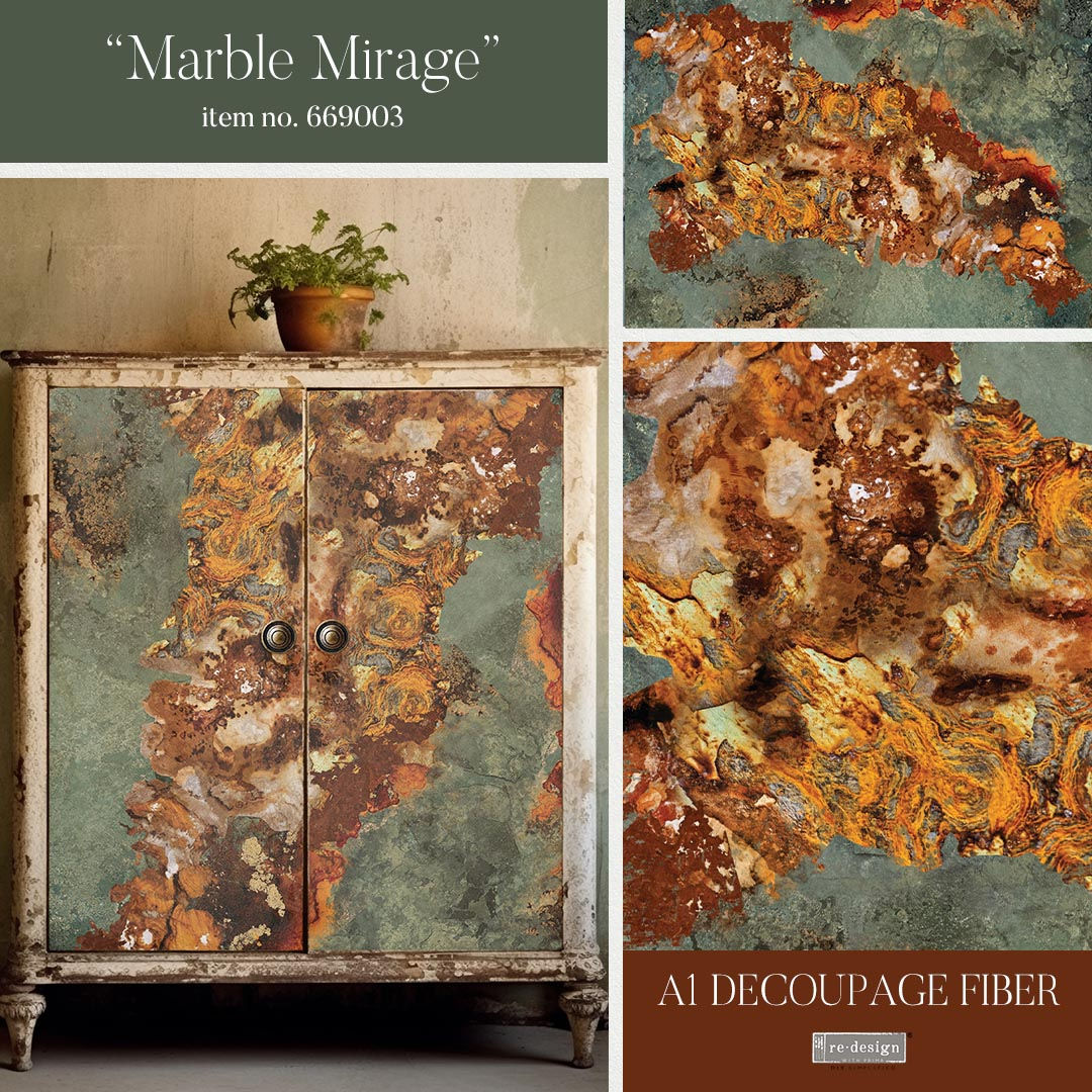 ReDesign MARBLE MIRAGE Fiber Decoupage