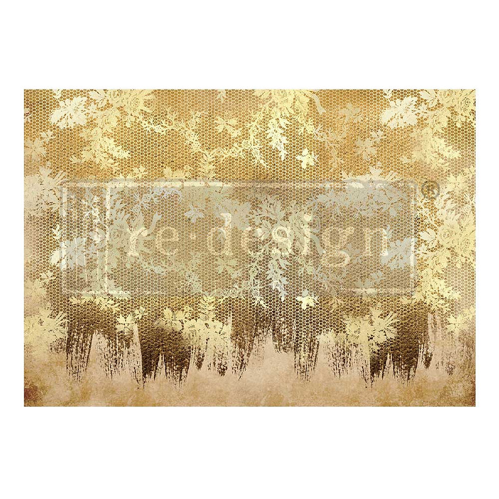 ReDesign GILDED LAC Fiber Decoupage