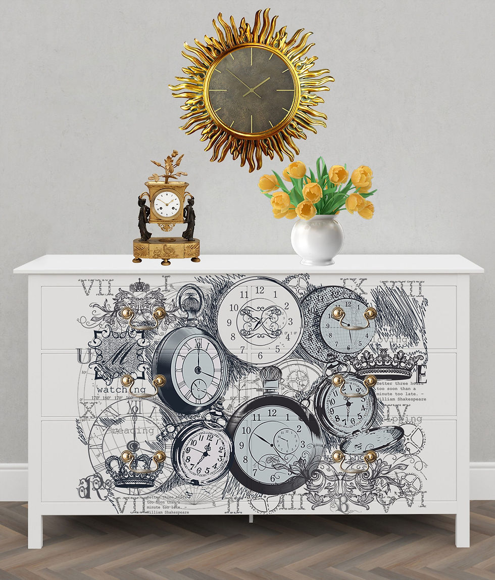 Thumbnail: Hokus Pokus "It`s Time" Large Dècor Transfers