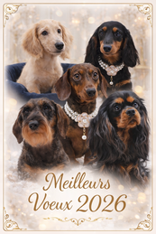 TECKEL POIL LONG / TECKEL POIL RAS / TECKEL POIL DUR / CAVALIER KING CHARLES