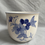 Thumbnail: West German Blue & White Floral Pot