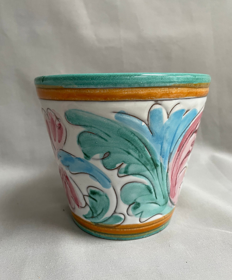 Thumbnail: Small Italian Floral Planter