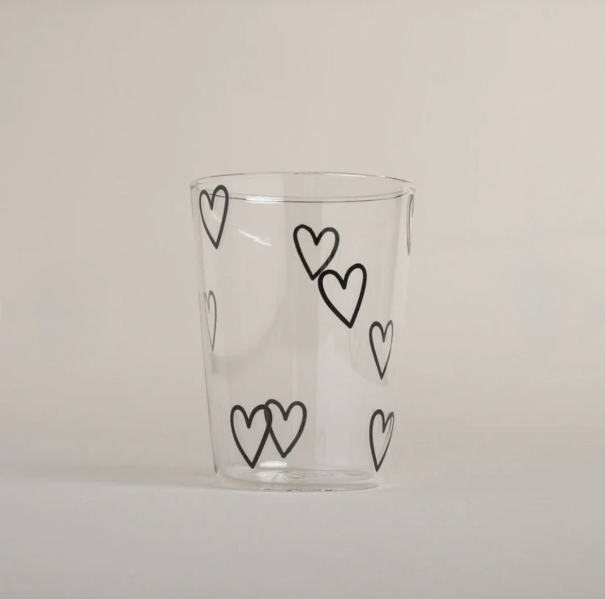 כוס - לבבות שחורים