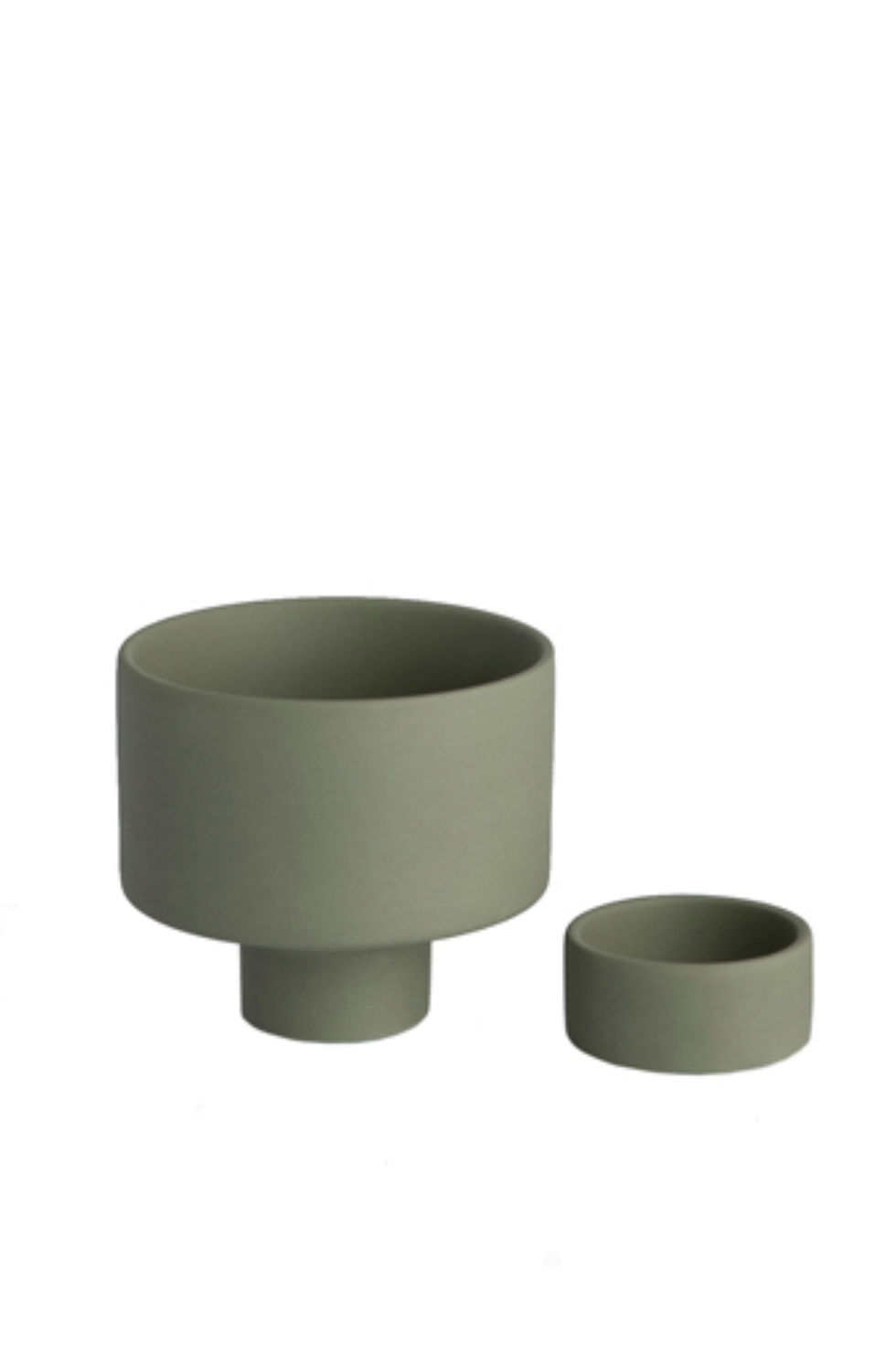 פמוט קרמיקה לנר-2 חלקים