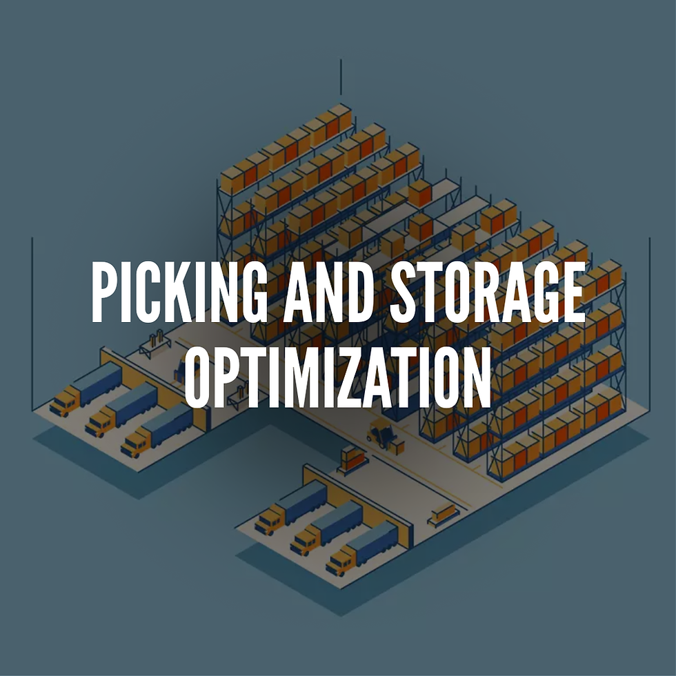 Picking and Storage Optimization