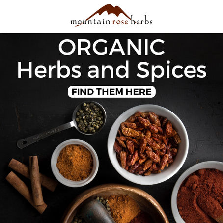 MY followers <3 click here for a 15% off code for all Mountain Rose Herbs products!