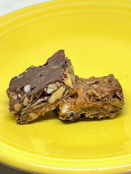 Low carb toasted coconut chocolate nut clusters