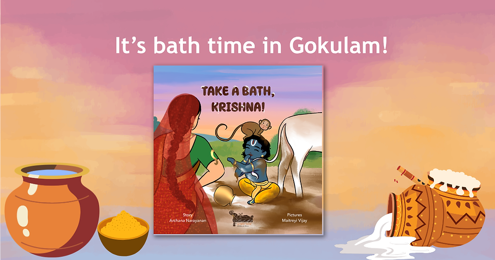 Take a Bath, Krishna! - Divya Prabandham book for children