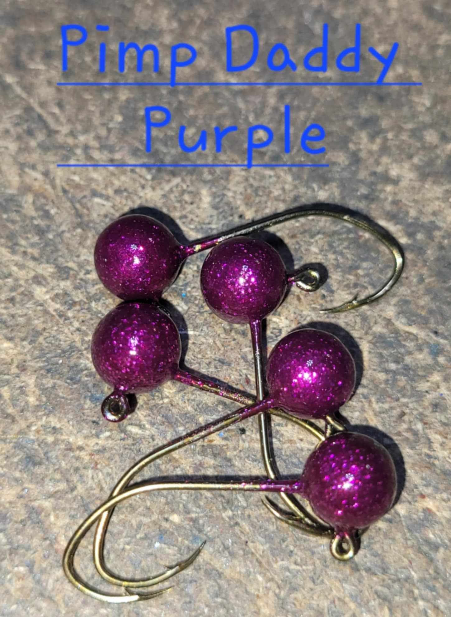 Pimp Daddy Purple Ball Heads 10 Per Pack