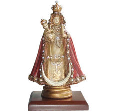 Imagen decorativa de la Virgen Candelaria.