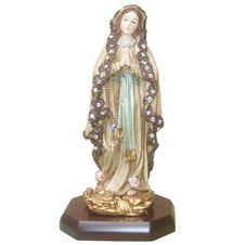 Imagen decorativa de la Virgen de Lourdes.