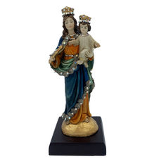 Imagen decorativa de la Virgen Auxiliadora.