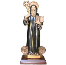 Imagen decorativa de San Benito 20cm.