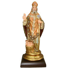 Imagen decorativa de San Nicolás de Bari 20 cm.