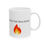 Thumbnail: MugMeAStory Caution: Hot Mess Inside Ceramic Mug - Fun Gift for Coffee Lovers
