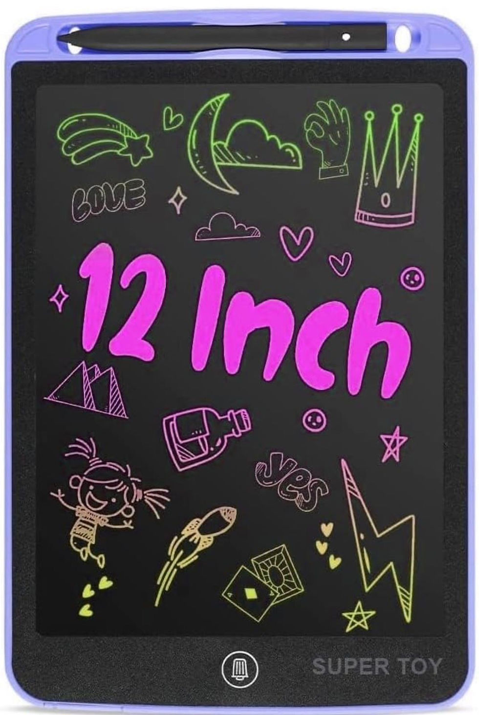 Thumbnail: LCD Writing Tablet Drawing Board 12 Inch-Multicolor