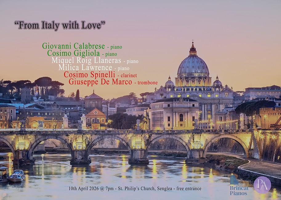 Malta International Music Competition 2026 - Concert - From Italy with Love