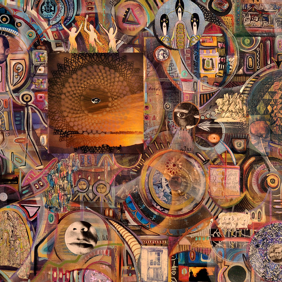 Thumbnail: Into Existence Original Mixed Media Work