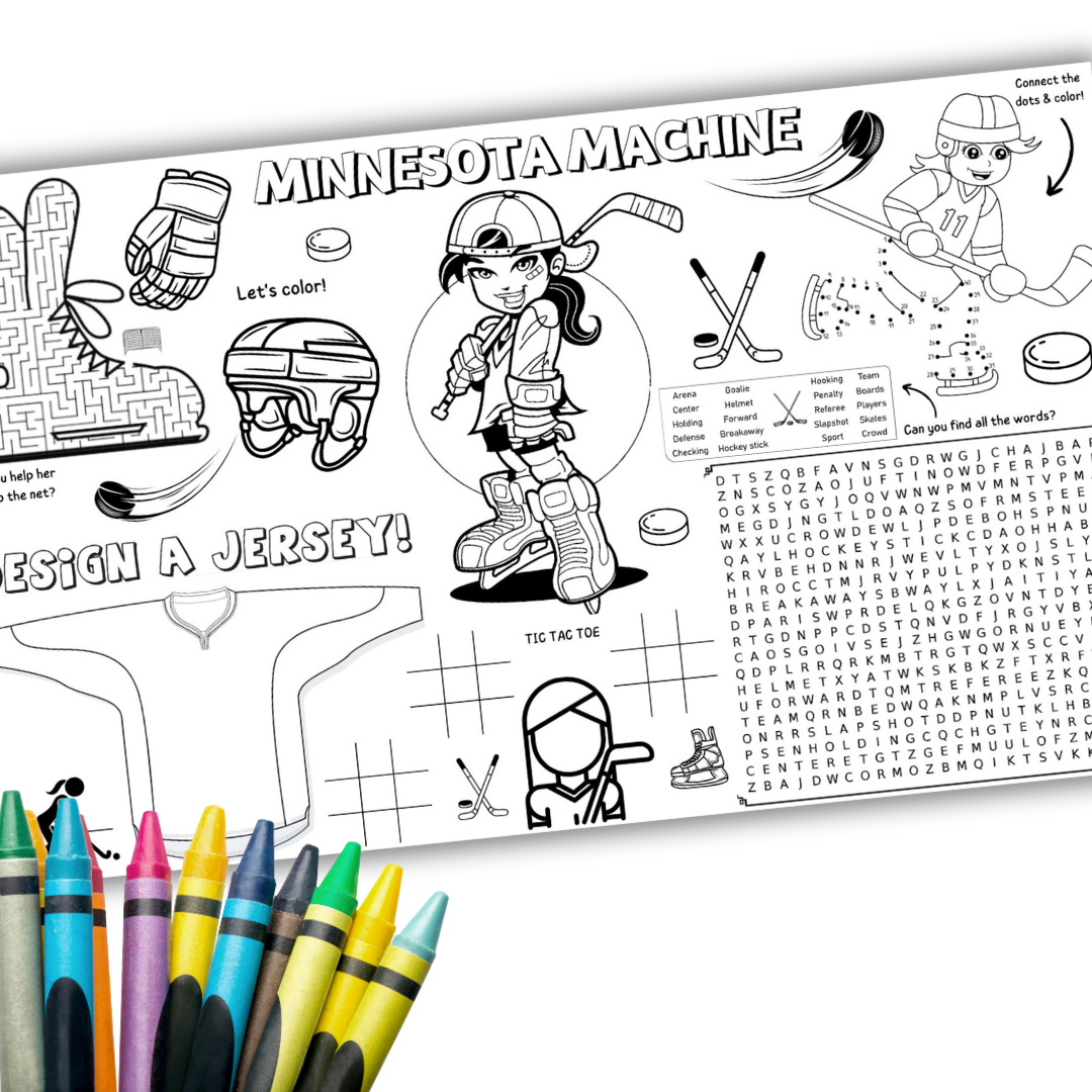 Girls Hockey Activity Sheet