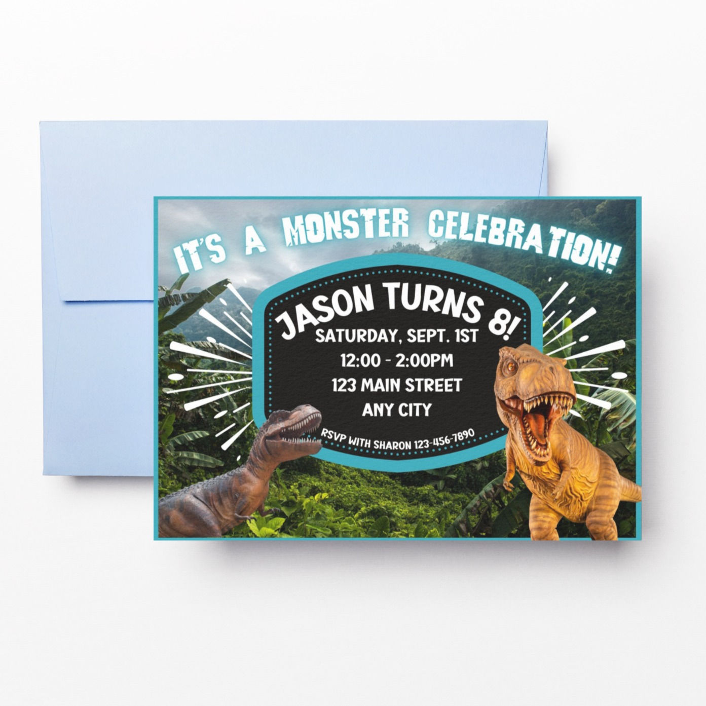 Dinosaur Invitation