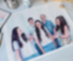Thumbnail: Custom watercolor group family portrait painting from photo