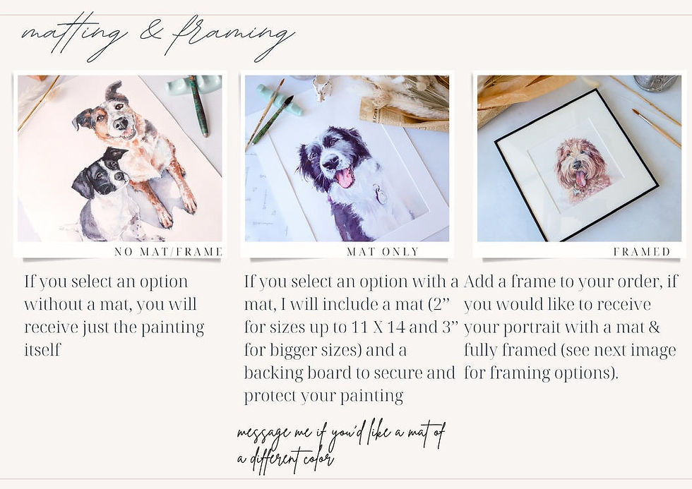 Thumbnail: watercolor pet portrait art supplies
