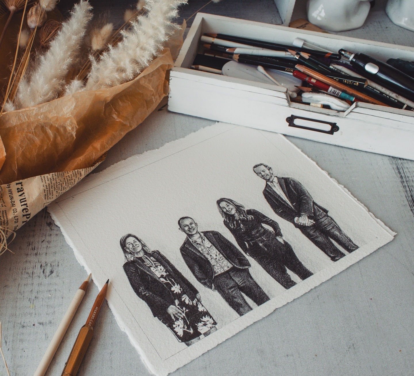 Custom Pencil Drawing