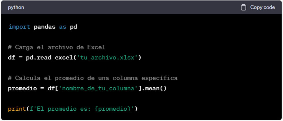 Generación de informes en EXCEL con IA