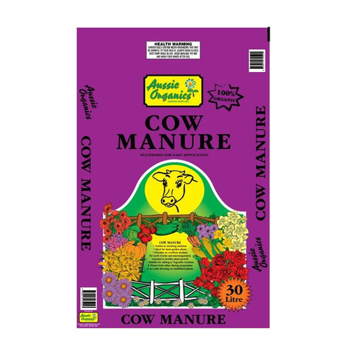 Aussie Organics Cow Manure 30L SAS Mandurah